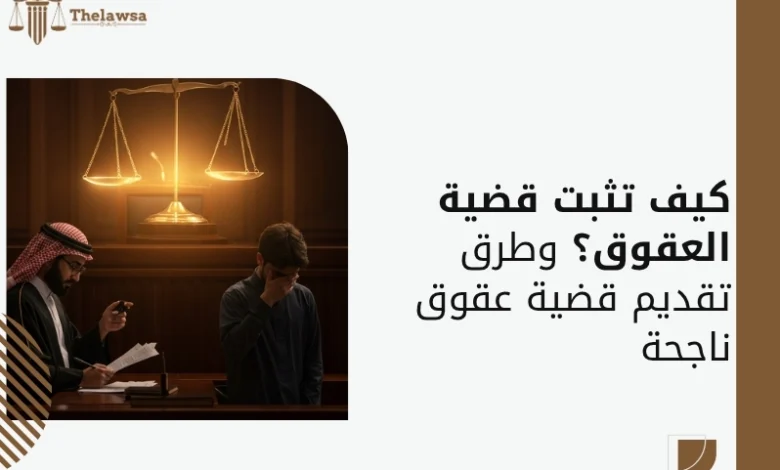 كيف تثبت قضية العقوق