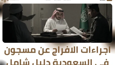 اجراءات الافراج عن مسجون في السعودية