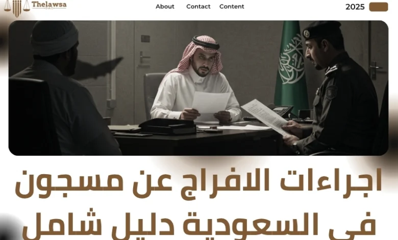 اجراءات الافراج عن مسجون في السعودية