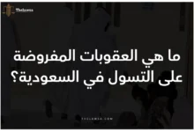 العقوبات المفروضة على التسول
