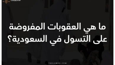 العقوبات المفروضة على التسول