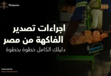 اجراءات تصدير الفاكهة من مصر