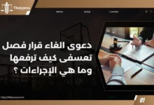 دعوى الغاء قرار فصل تعسفى