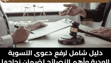رفع دعوى التسوية الودية