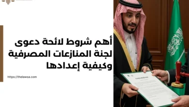 لائحة دعوى لجنة المنازعات المصرفية