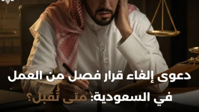 دعوى الغاء قرار فصل من العمل