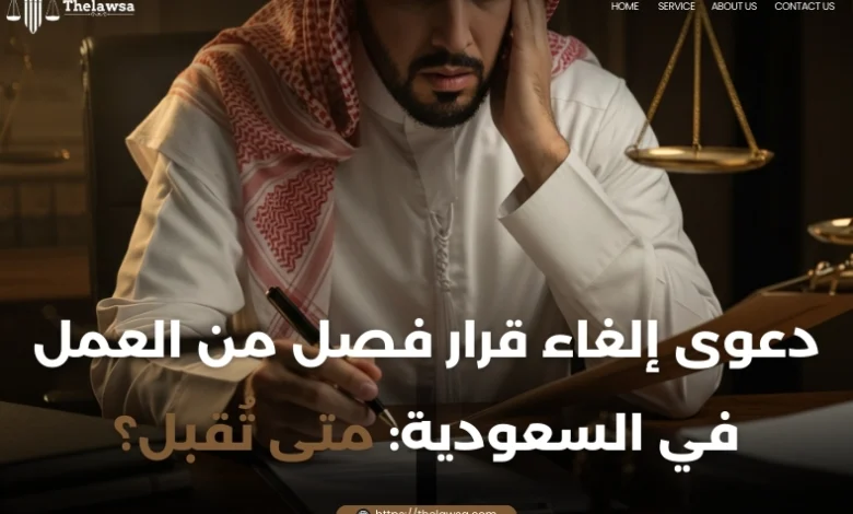 دعوى الغاء قرار فصل من العمل