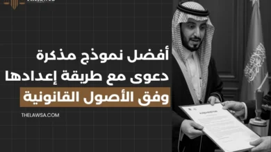 نموذج مذكرة دعوى