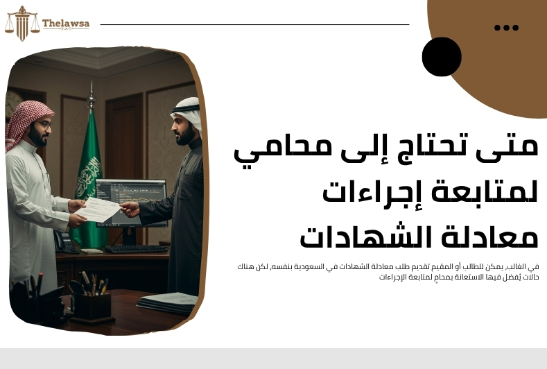 شروط معادلة الشهادات في السعودية