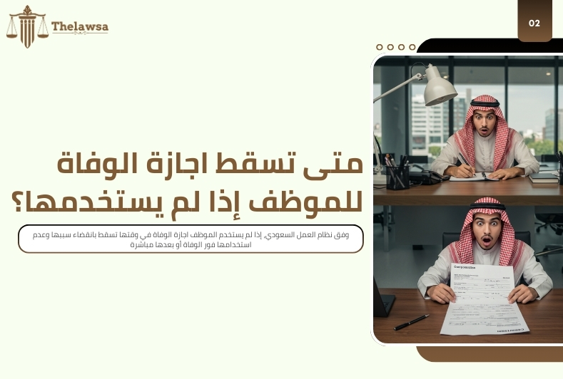 كم اجازة الوفاة