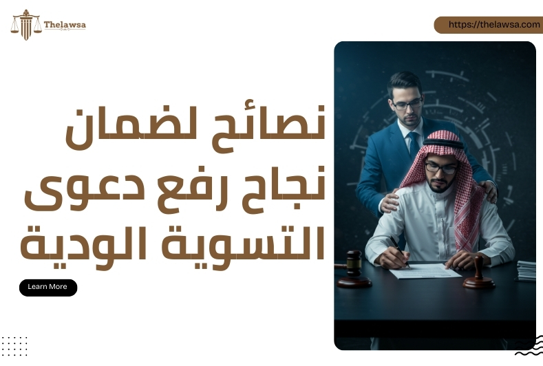 رفع دعوى التسوية الودية