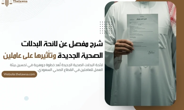 لائحة البدلات الصحية الجديدة