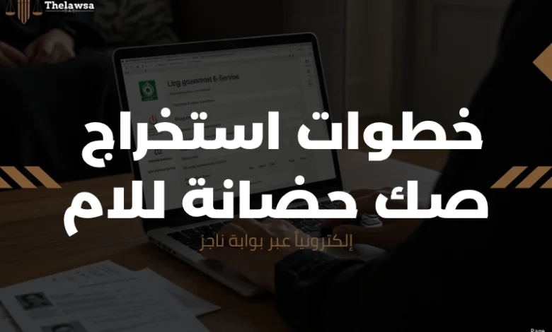 استخراج صك حضانة للام