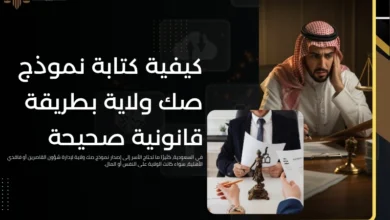 نموذج صك ولاية