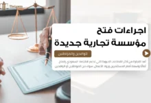 اجراءات فتح مؤسسة تجارية