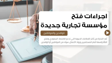 اجراءات فتح مؤسسة تجارية