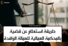 استعلام عن قضية بالمحكمة العمالية