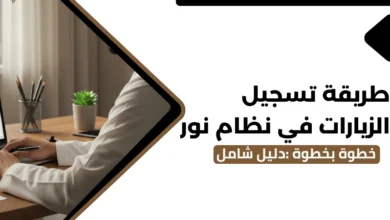 تسجيل الزيارات في نظام نور
