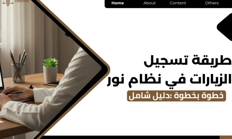 تسجيل الزيارات في نظام نور
