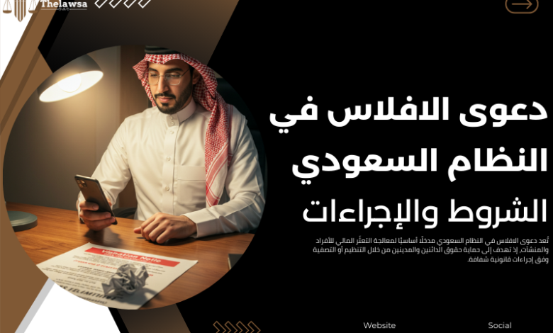 دعوى الافلاس في النظام السعودي