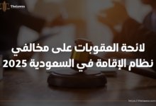 لائحة العقوبات على مخالفي نظام الإقامة في السعودية