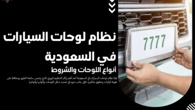نظام لوحات السيارات في السعودية