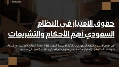 حقوق الامتياز في النظام السعودي
