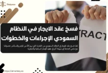 فسخ عقد الايجار في النظام السعودي
