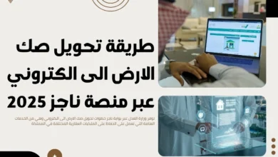 تحويل صك الارض الى الكتروني