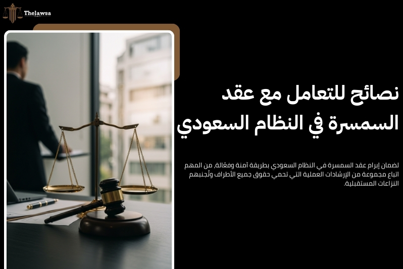عقد السمسرة في النظام السعودي