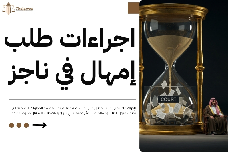 ماذا يعني طلب إمهال في ناجز