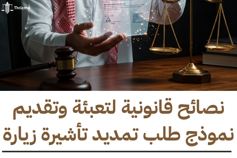 نموذج طلب تمديد تأشيرة زيارة
