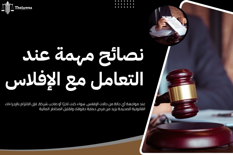 انواع الافلاس في القانون التجاري