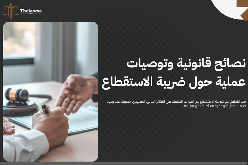 ماهي ضريبة الاستقطاع