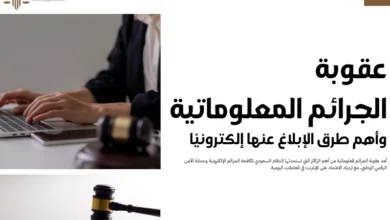 عقوبة الجرائم المعلوماتية