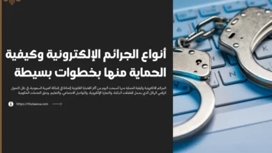 الجرائم الالكترونية وكيفية الحماية منها