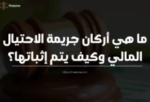 أركان جريمة الاحتيال المالي