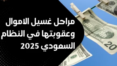 مراحل غسيل الاموال