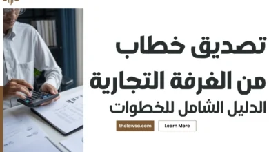 تصديق خطاب من الغرفة التجارية