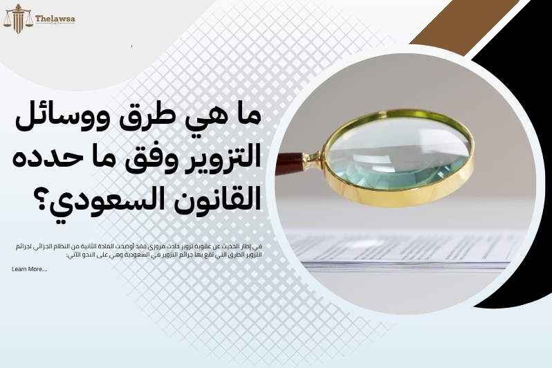 ما هي عقوبة تزوير حادث مروري