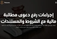 إجراءات رفع دعوى مطالبة مالية