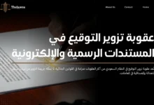 عقوبة تزوير التوقيع