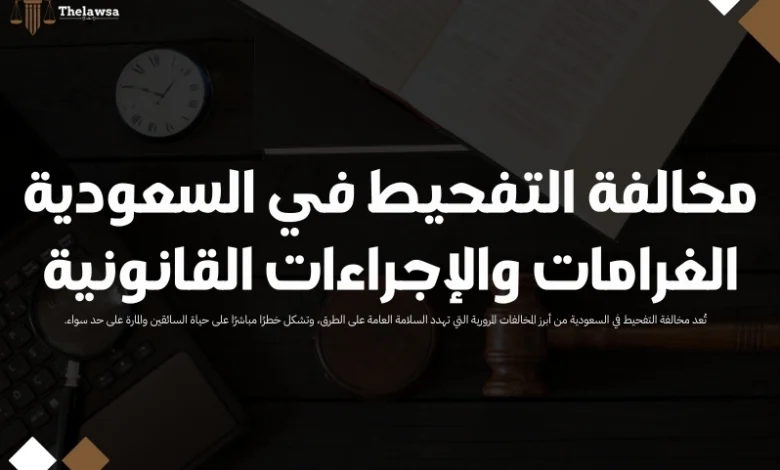 مخالفة التفحيط في السعودية