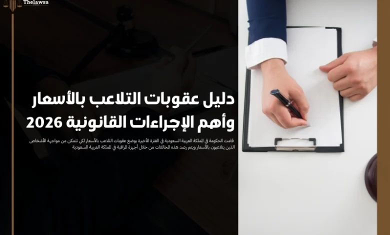 عقوبات التلاعب بالأسعار