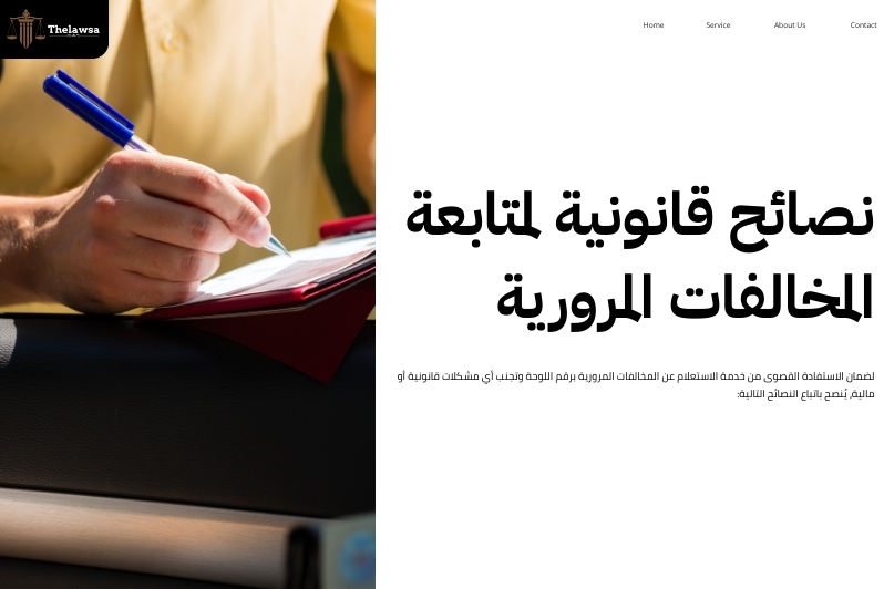 الاستعلام عن المخالفات المرورية برقم اللوحة