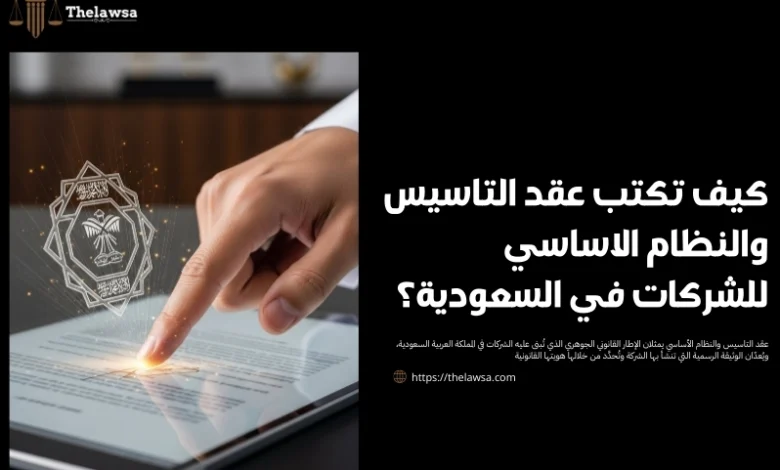 عقد التاسيس والنظام الأساسي