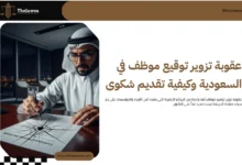 عقوبة تزوير توقيع موظف