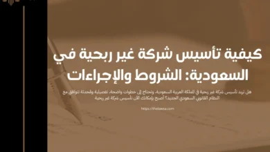 تأسيس شركة غير ربحية