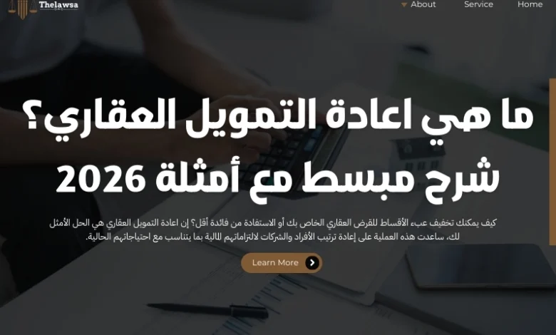 اعادة التمويل العقاري