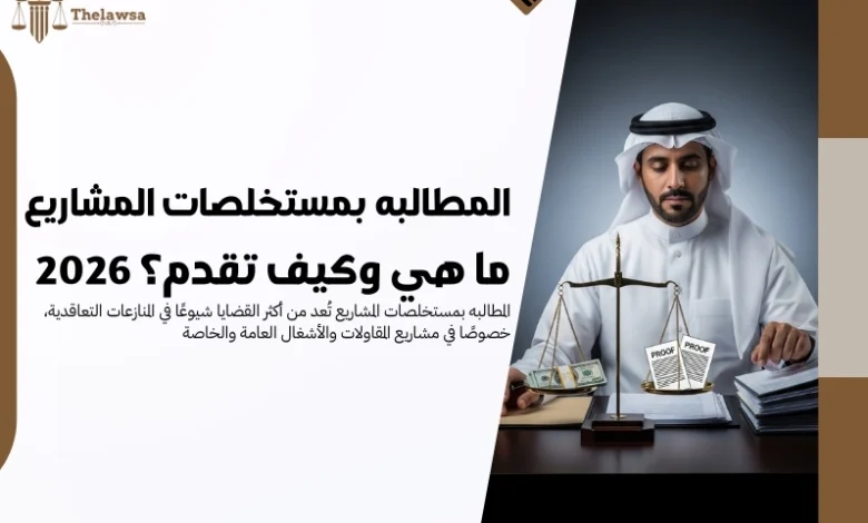 المطالبه بمستخلصات المشاريع